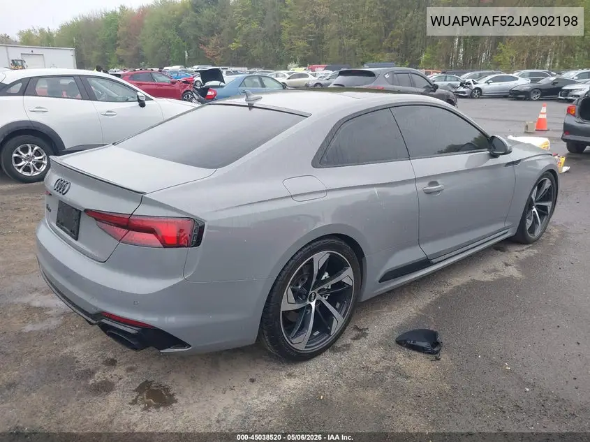 2018 Audi Rs 5 2.9T VIN: WUAPWAF52JA902198 Lot: 45038520