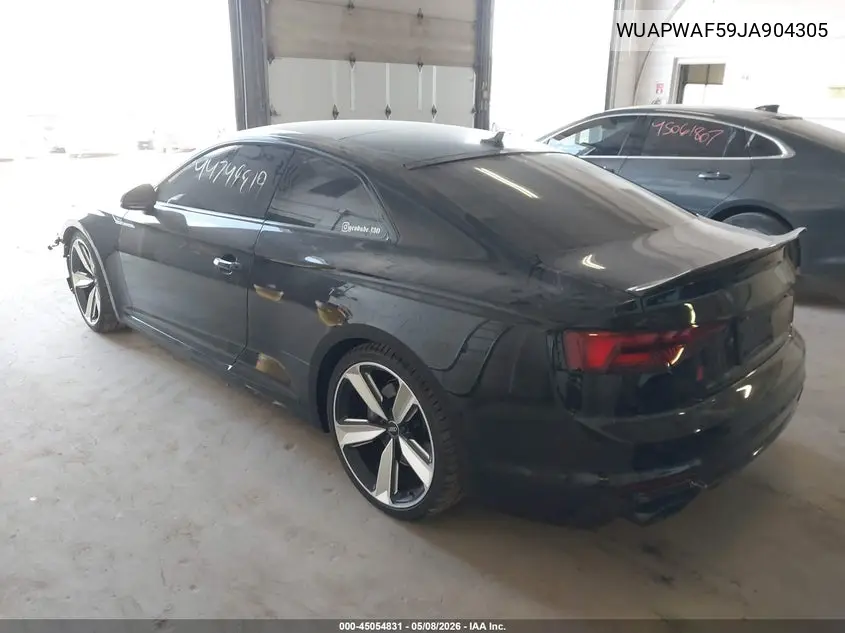 2018 Audi Rs 5 2.9T VIN: WUAPWAF59JA904305 Lot: 45054831