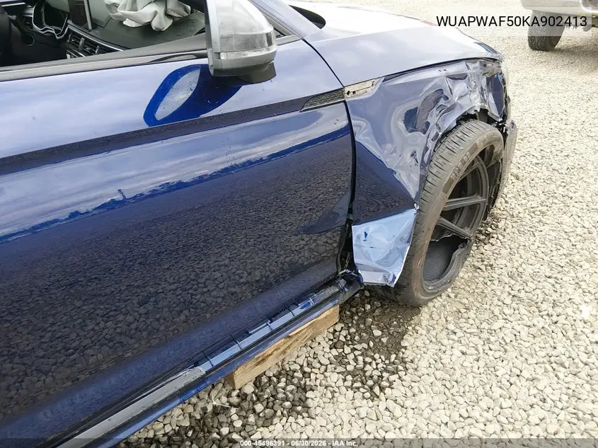 2019 Audi Rs 5 2.9T VIN: WUAPWAF50KA902413 Lot: 45496391