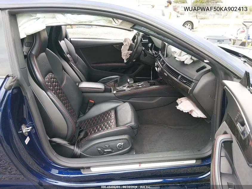 2019 Audi Rs 5 2.9T VIN: WUAPWAF50KA902413 Lot: 45496391