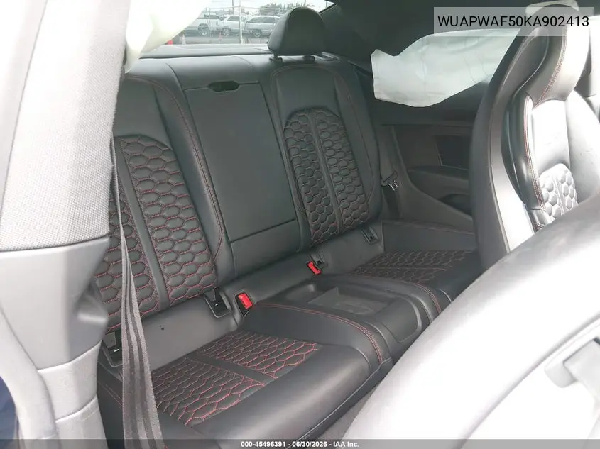 2019 Audi Rs 5 2.9T VIN: WUAPWAF50KA902413 Lot: 45496391