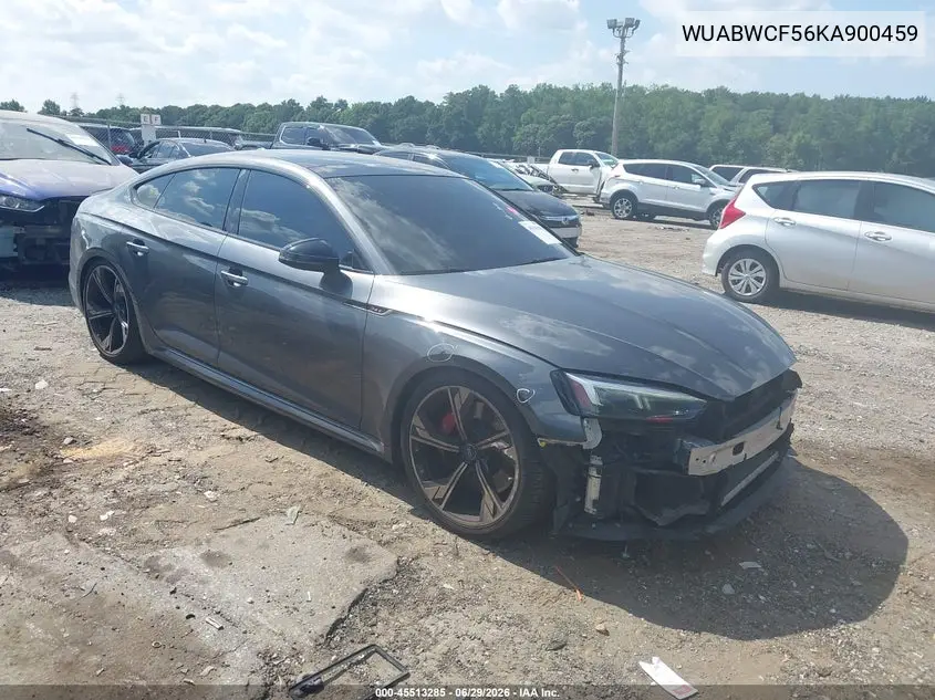 2019 Audi Rs 5 2.9T VIN: WUABWCF56KA900459 Lot: 45513285