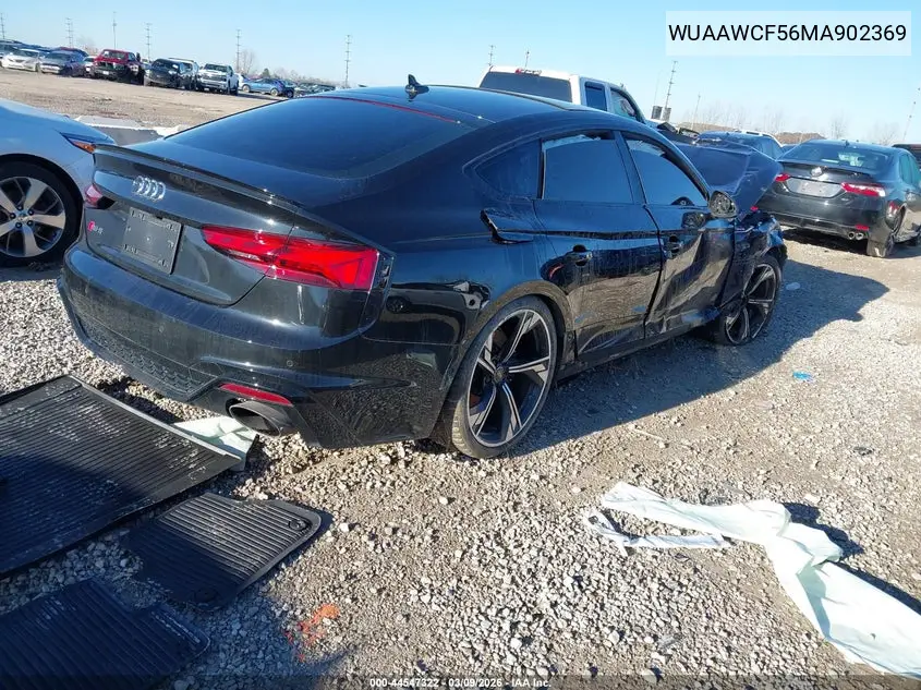 2021 Audi Rs 5 Sportback Tfsi Quattro Tiptronic VIN: WUAAWCF56MA902369 Lot: 44547322