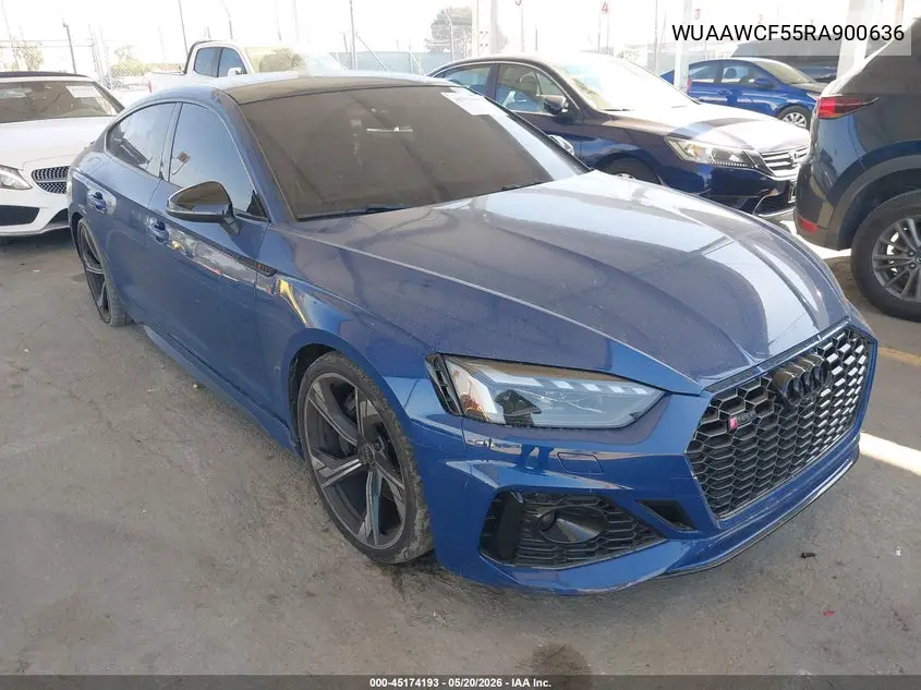 2024 Audi Rs 5 Sportback Tfsi Quattro Tiptronic VIN: WUAAWCF55RA900636 Lot: 45174193