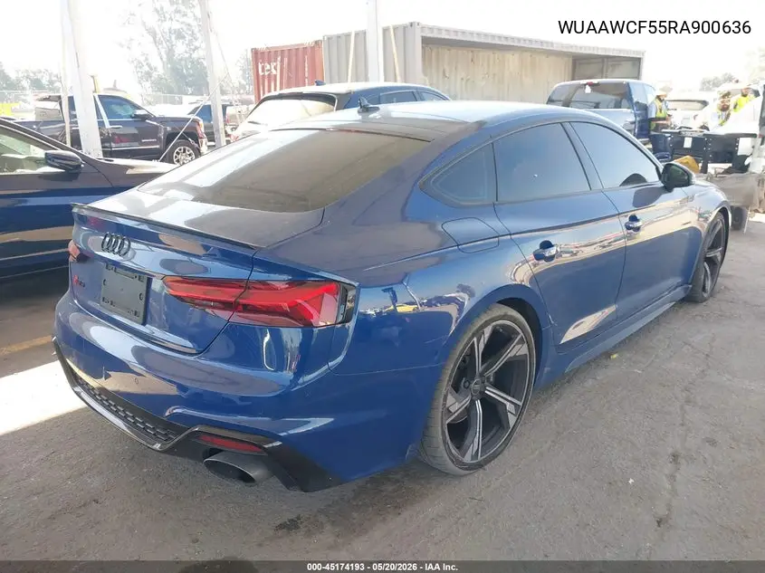 2024 Audi Rs 5 Sportback Tfsi Quattro Tiptronic VIN: WUAAWCF55RA900636 Lot: 45174193