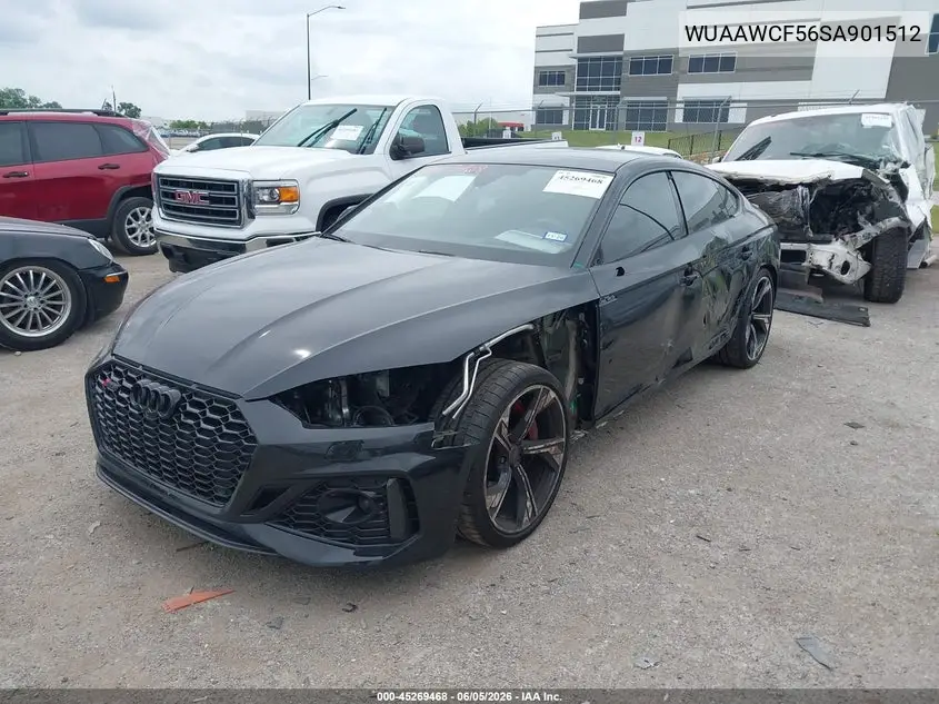 2025 Audi Rs 5 Sportback Tfsi Quattro Tiptronic VIN: WUAAWCF56SA901512 Lot: 45269468