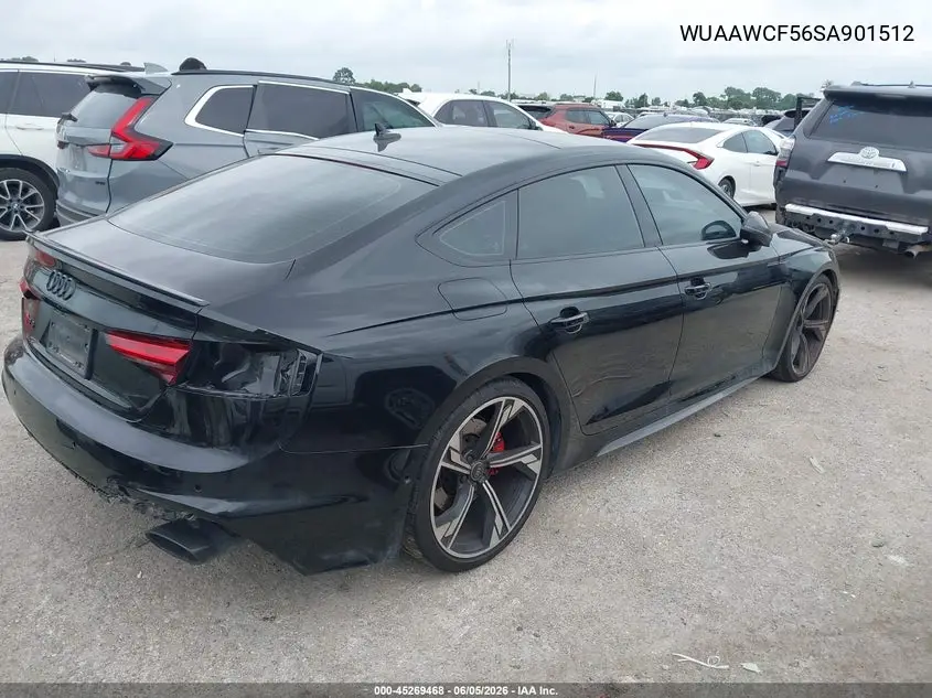 2025 Audi Rs 5 Sportback Tfsi Quattro Tiptronic VIN: WUAAWCF56SA901512 Lot: 45269468