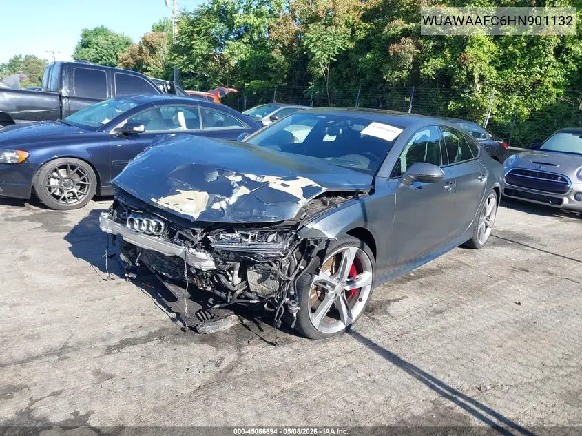 2017 Audi Rs 7 4.0T Prestige VIN: WUAWAAFC6HN901132 Lot: 45066694