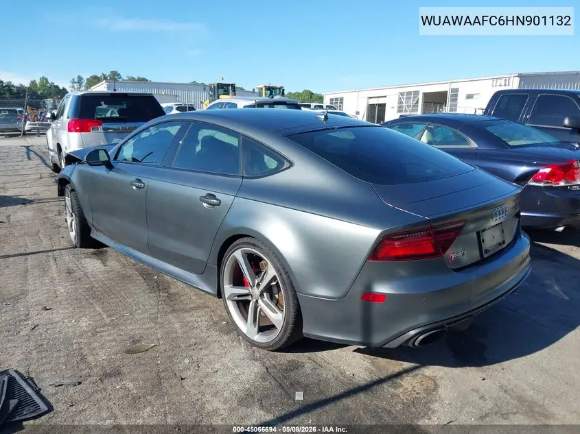 2017 Audi Rs 7 4.0T Prestige VIN: WUAWAAFC6HN901132 Lot: 45066694