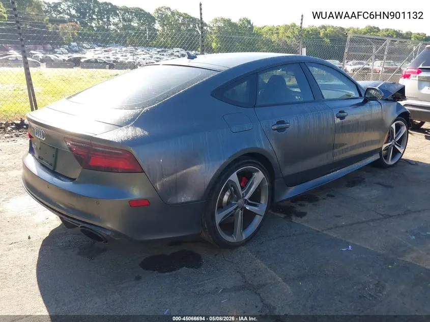 2017 Audi Rs 7 4.0T Prestige VIN: WUAWAAFC6HN901132 Lot: 45066694
