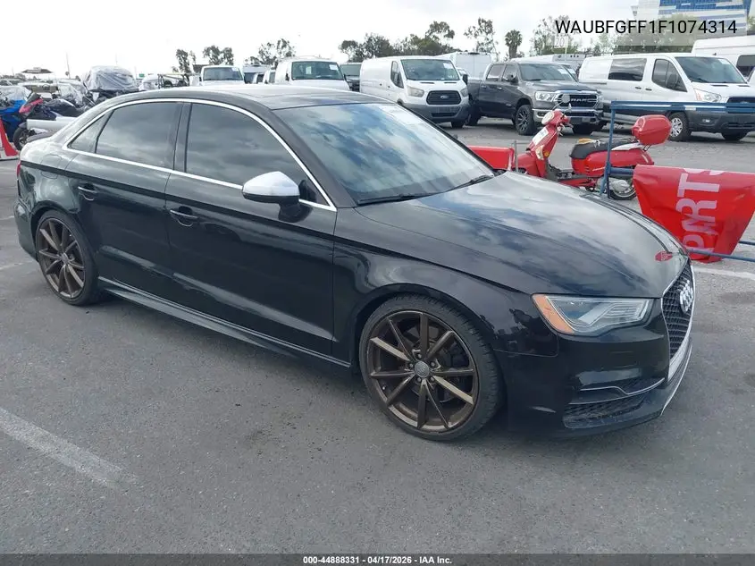 2015 Audi S3 2.0T Premium Plus VIN: WAUBFGFF1F1074314 Lot: 44888331