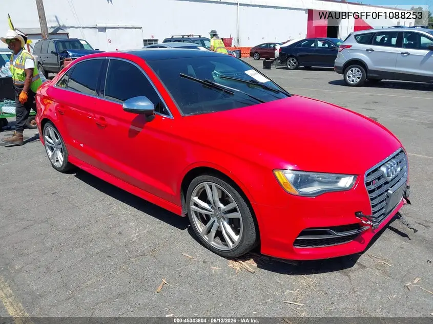 2015 Audi S3 2.0T Premium Plus VIN: WAUBFGFF0F1088253 Lot: 45343804