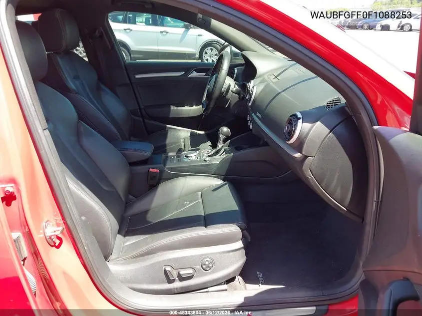 2015 Audi S3 2.0T Premium Plus VIN: WAUBFGFF0F1088253 Lot: 45343804