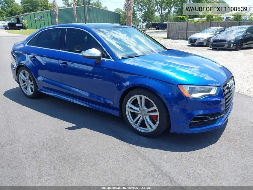 2015 Audi S3 2.0T Premium Plus VIN: WAUBFGFFXF1108539 Lot: 45609944
