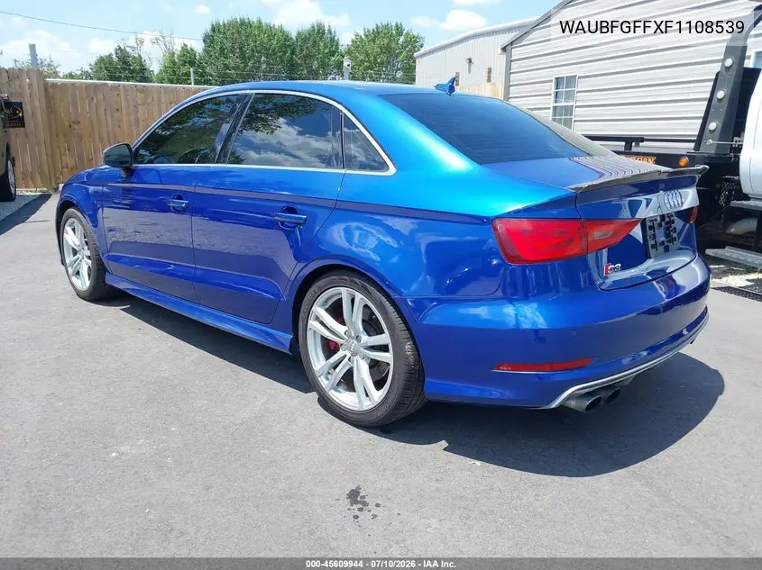 2015 Audi S3 2.0T Premium Plus VIN: WAUBFGFFXF1108539 Lot: 45609944