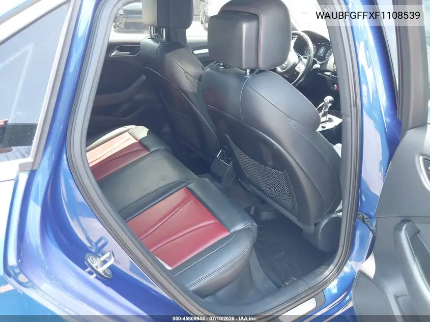 2015 Audi S3 2.0T Premium Plus VIN: WAUBFGFFXF1108539 Lot: 45609944