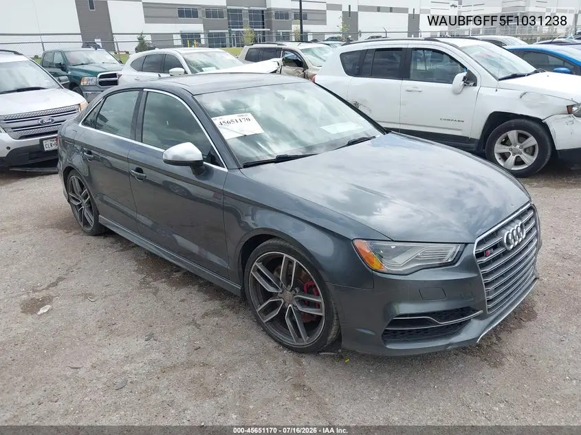 2015 Audi S3 2.0T Premium Plus VIN: WAUBFGFF5F1031238 Lot: 45651170