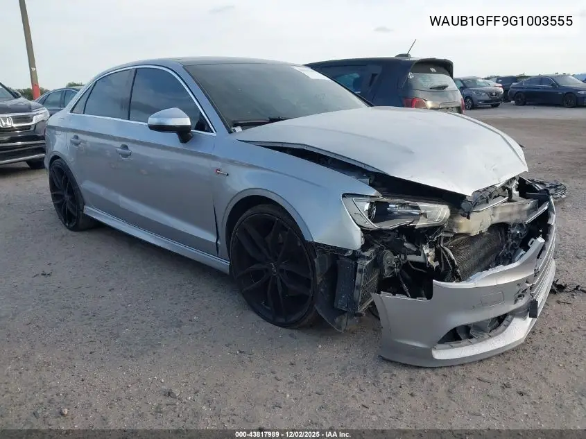 2016 Audi S3 2.0T Premium Plus VIN: WAUB1GFF9G1003555 Lot: 43817989