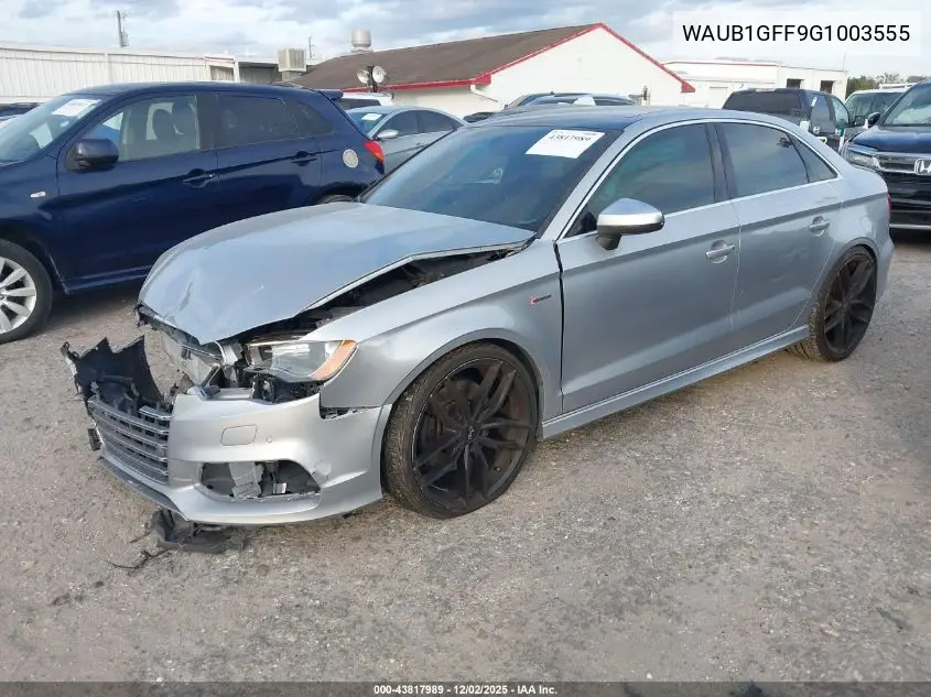 2016 Audi S3 2.0T Premium Plus VIN: WAUB1GFF9G1003555 Lot: 43817989