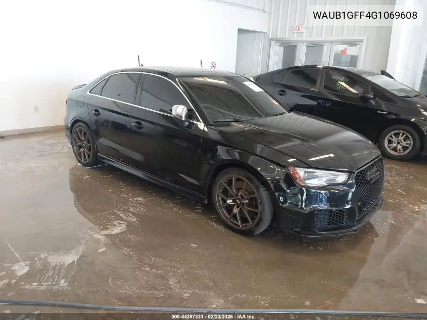 2016 Audi S3 2.0T Premium Plus VIN: WAUB1GFF4G1069608 Lot: 44397331