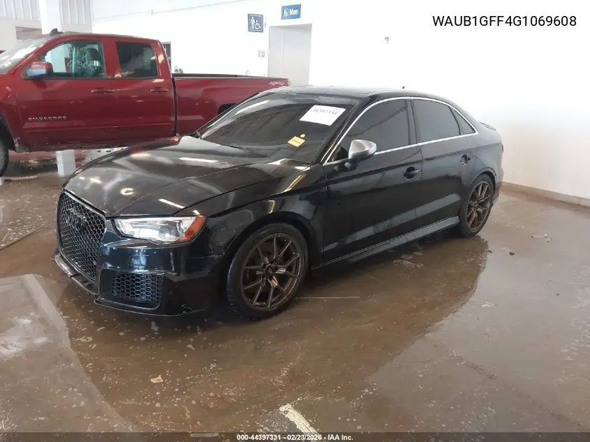 2016 Audi S3 2.0T Premium Plus VIN: WAUB1GFF4G1069608 Lot: 44397331