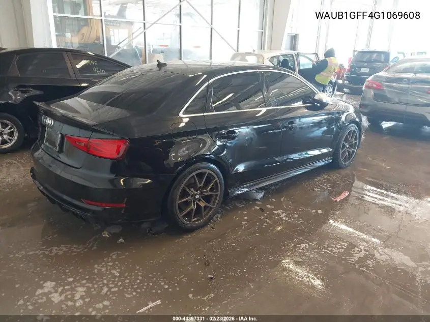 2016 Audi S3 2.0T Premium Plus VIN: WAUB1GFF4G1069608 Lot: 44397331