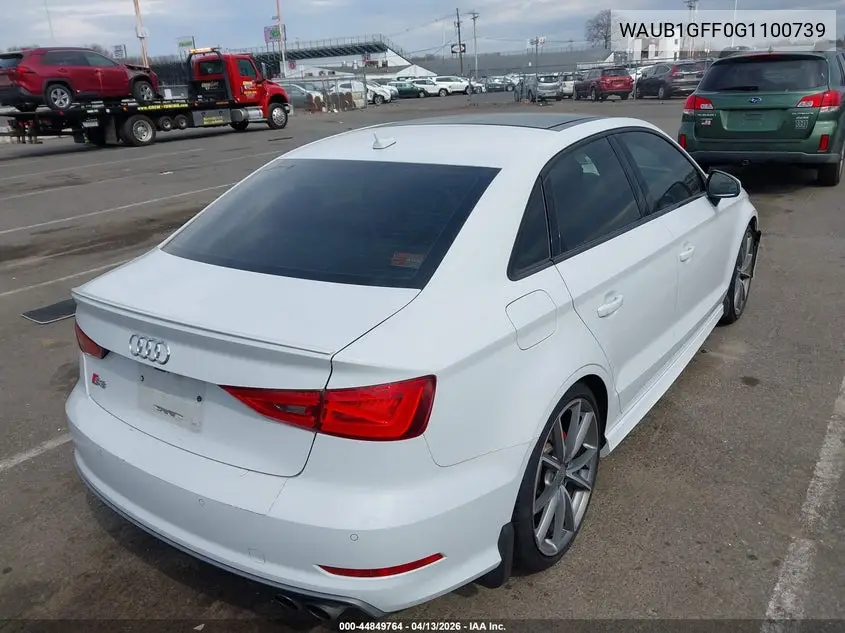 2016 Audi S3 2.0T Premium Plus VIN: WAUB1GFF0G1100739 Lot: 44849764