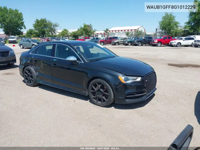 2016 Audi S3 2.0T Premium Plus VIN: WAUB1GFF8G1012229 Lot: 45249042