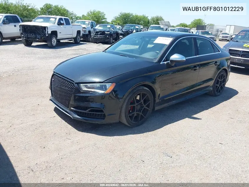 2016 Audi S3 2.0T Premium Plus VIN: WAUB1GFF8G1012229 Lot: 45249042