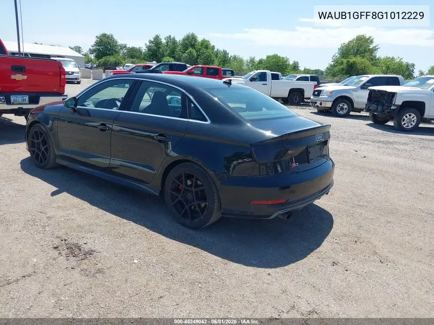 2016 Audi S3 2.0T Premium Plus VIN: WAUB1GFF8G1012229 Lot: 45249042