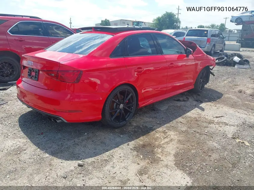 2016 Audi S3 2.0T Premium Plus VIN: WAUF1GFF9G1064776 Lot: 45264008