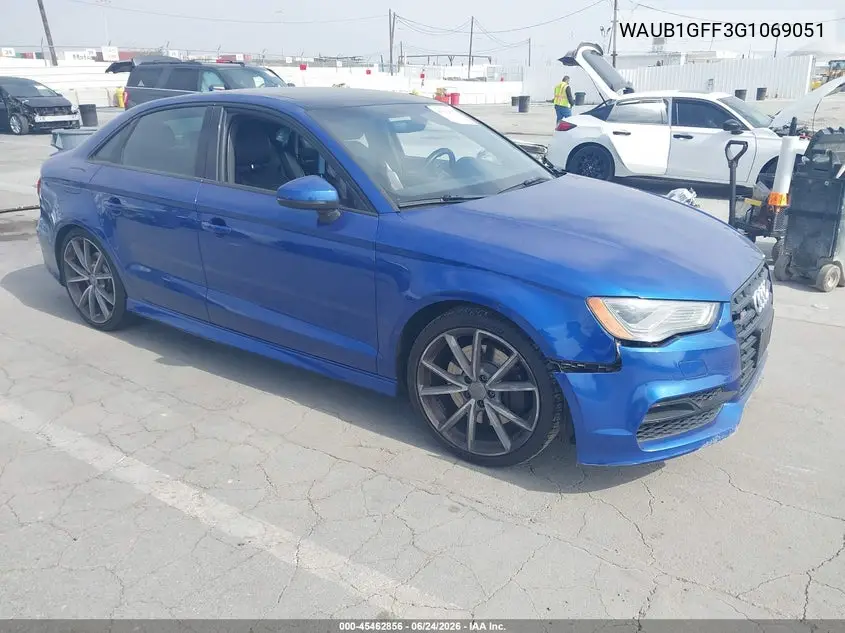 2016 Audi S3 Premium Plus VIN: WAUB1GFF3G1069051 Lot: 45462856