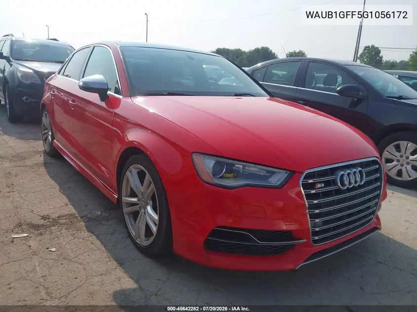 2016 Audi S3 Premium Plus VIN: WAUB1GFF5G1056172 Lot: 45642282