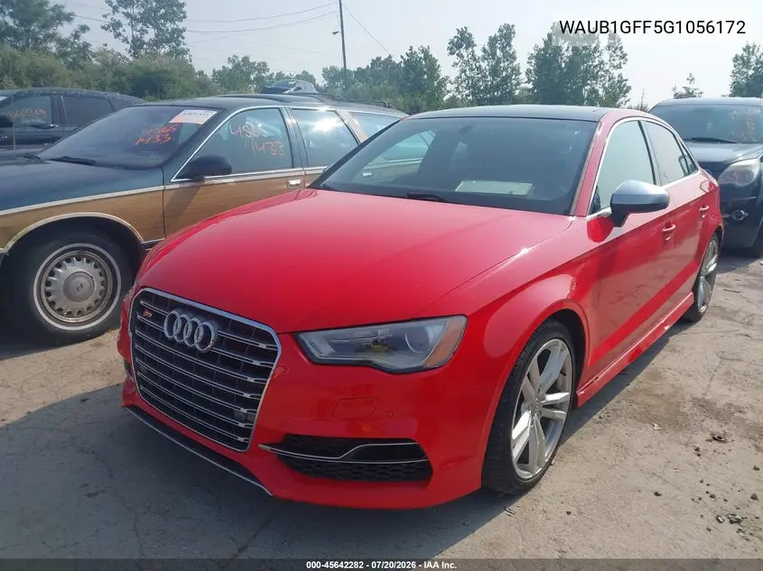 2016 Audi S3 Premium Plus VIN: WAUB1GFF5G1056172 Lot: 45642282