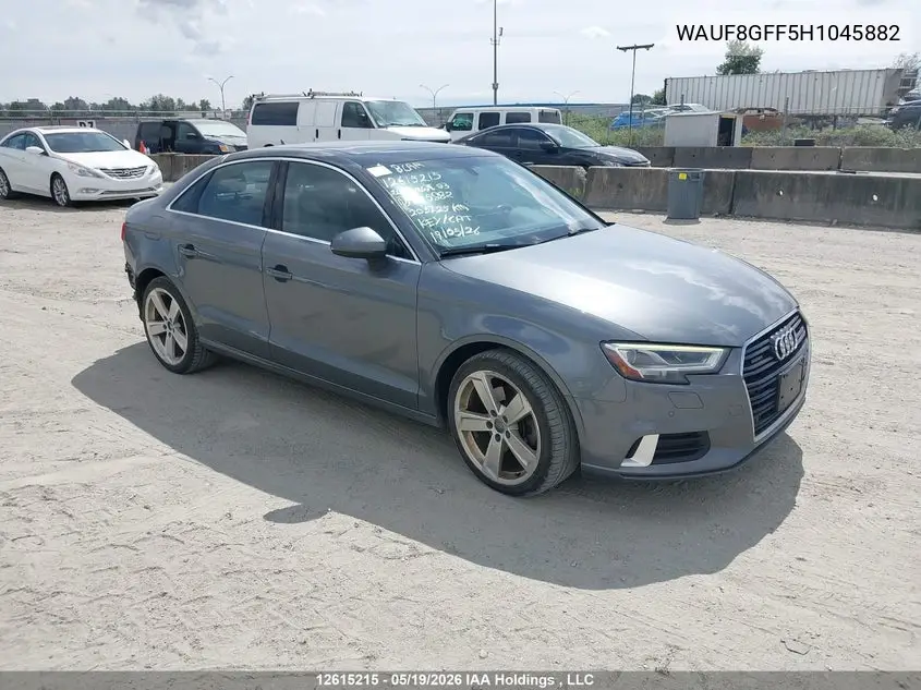 2017 Audi S3 Prestige VIN: WAUF8GFF5H1045882 Lot: 12615215