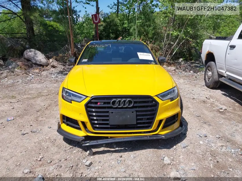 2017 Audi S3 2.0T Premium Plus VIN: WAUB1GFF2H1047382 Lot: 45161659