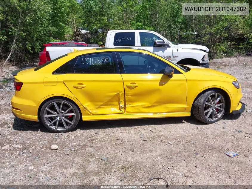 2017 Audi S3 2.0T Premium Plus VIN: WAUB1GFF2H1047382 Lot: 45161659