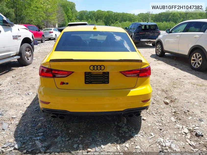 2017 Audi S3 2.0T Premium Plus VIN: WAUB1GFF2H1047382 Lot: 45161659