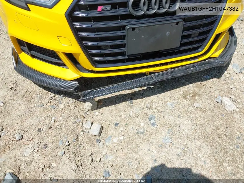 2017 Audi S3 2.0T Premium Plus VIN: WAUB1GFF2H1047382 Lot: 45161659