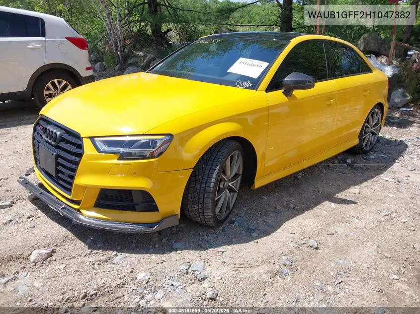 2017 Audi S3 2.0T Premium Plus VIN: WAUB1GFF2H1047382 Lot: 45161659