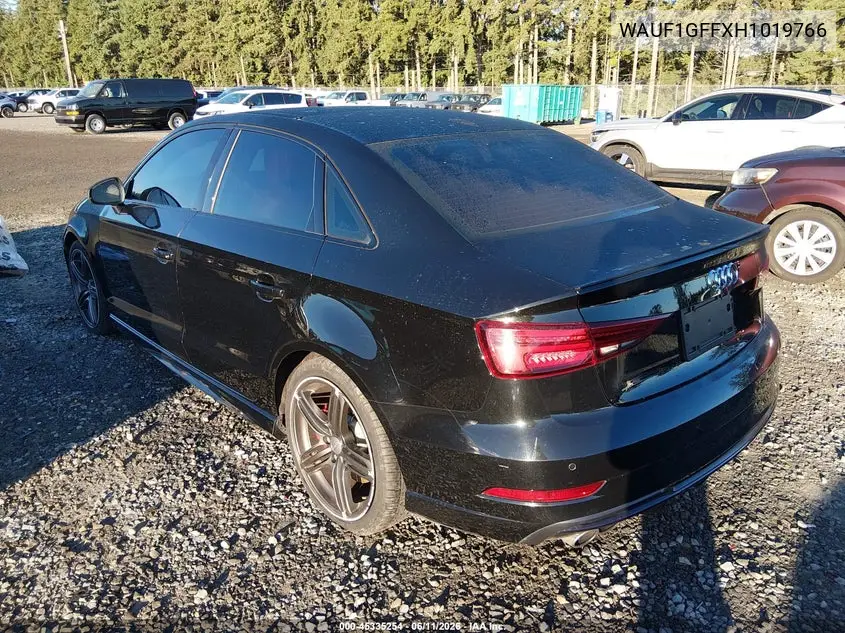 2017 Audi S3 2.0T Premium Plus VIN: WAUF1GFFXH1019766 Lot: 45335254