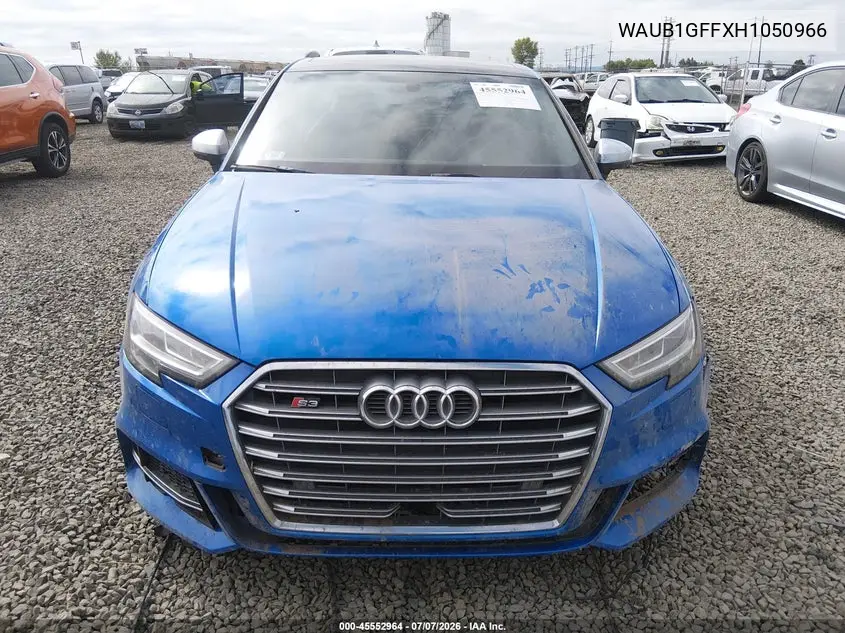 2017 Audi S3 Premium Plus VIN: WAUB1GFFXH1050966 Lot: 45552964