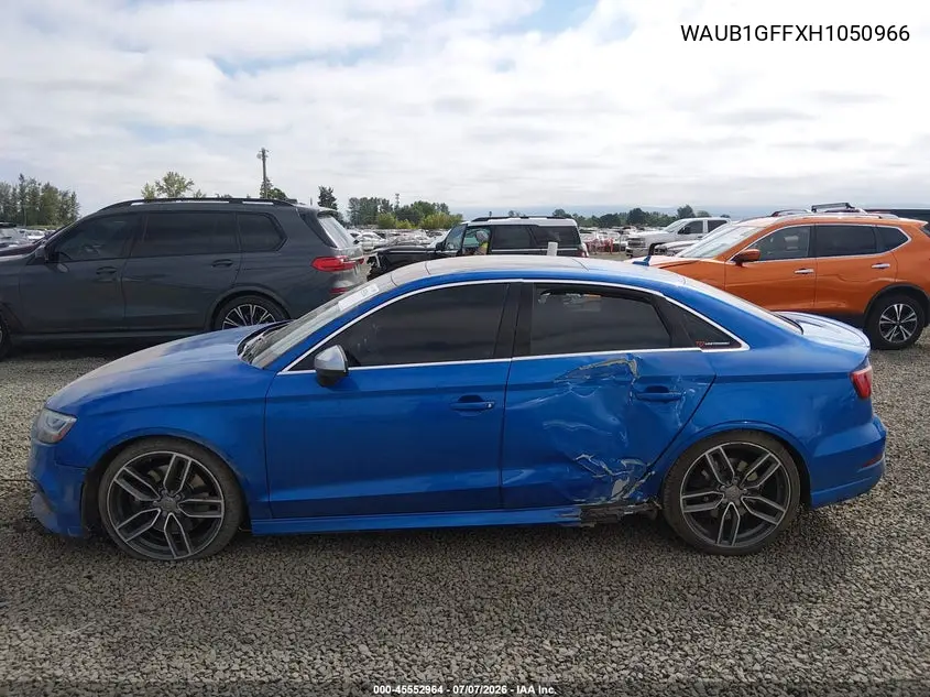 2017 Audi S3 Premium Plus VIN: WAUB1GFFXH1050966 Lot: 45552964