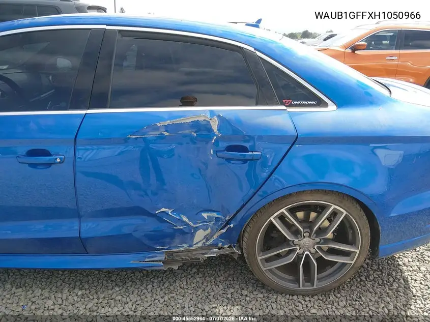 2017 Audi S3 Premium Plus VIN: WAUB1GFFXH1050966 Lot: 45552964