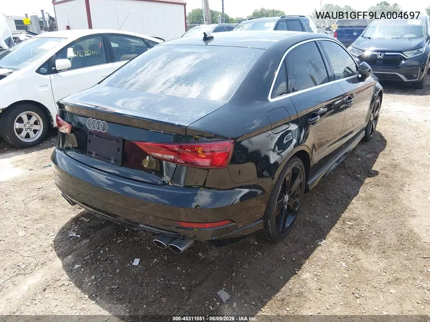 2020 Audi S3 Premium Tfsi Quattro S Tronic VIN: WAUB1GFF9LA004697 Lot: 45311051
