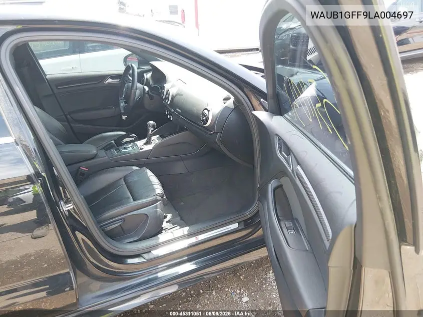 2020 Audi S3 Premium Tfsi Quattro S Tronic VIN: WAUB1GFF9LA004697 Lot: 45311051