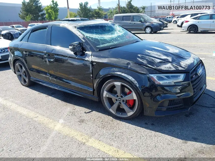 2020 Audi S3 Premium Tfsi Quattro S Tronic VIN: WAUB1GFF8LA100773 Lot: 45366808