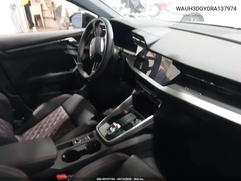 2024 Audi S3 Premium Plus Tfsi Quattro S Tronic VIN: WAUH3DGY0RA137974 Lot: 45107184