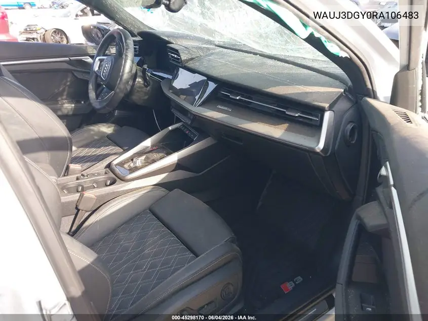 2024 Audi S3 Prestige VIN: WAUJ3DGY0RA106483 Lot: 45298170