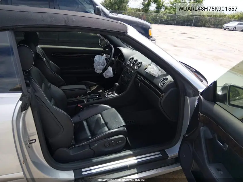 2005 Audi S4 VIN: WUARL48H75K901557 Lot: 45186357